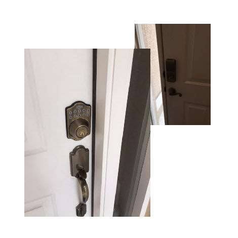 Antique Brass Electronic Deadbolt G805415