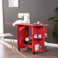 Farmhouse Red Sewing Table Craft Station I627989