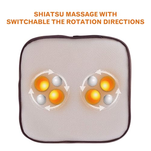 Foot Massager with Heat, Shiatsu Foot and Back Massager R11996