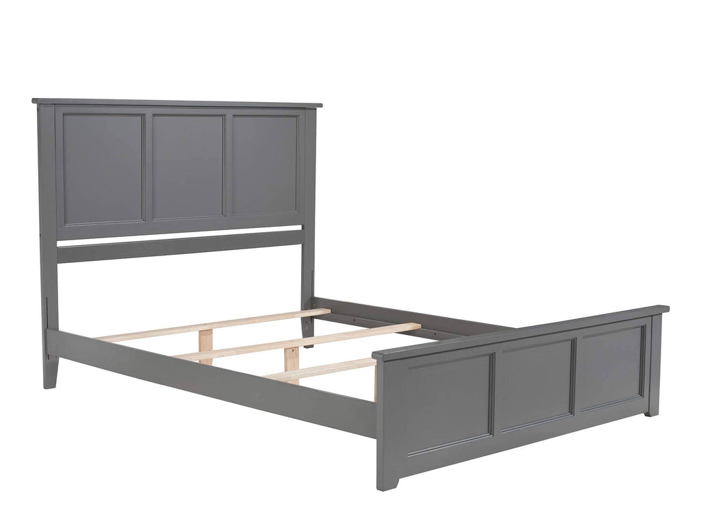 Grey Queen Bed with Foot Board Y5875