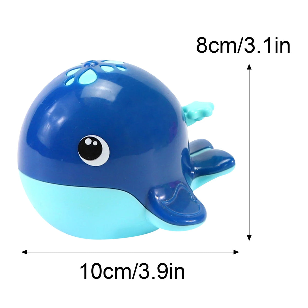 Light Up Whale Automatic Sprinkler Bathtub Toy H776