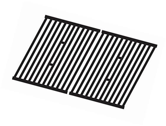 Matte Cast Iron Cooking Grids C2311