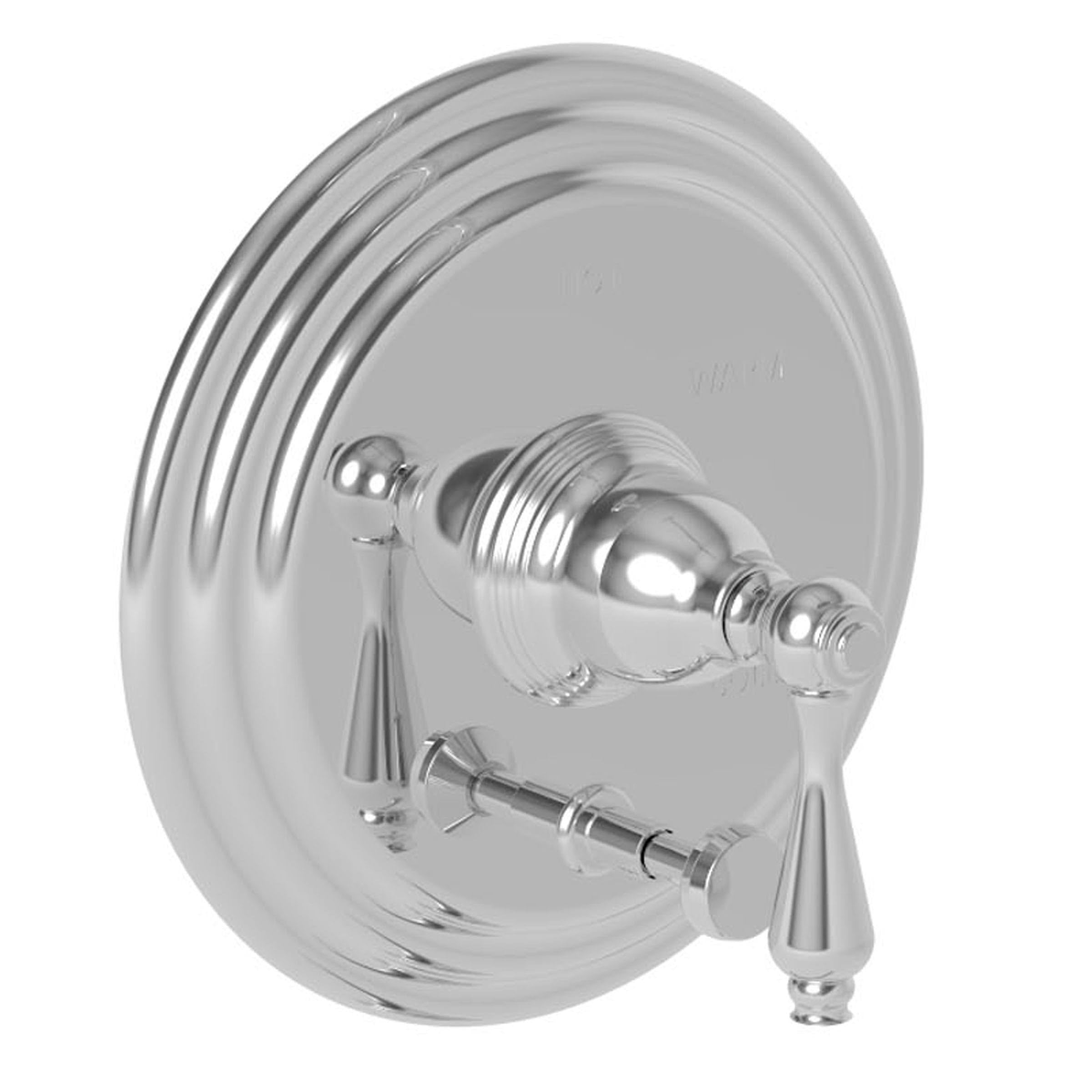 Balanced Pressure Tub & Shower Diverter Plate with Handle Polished Chrome M5737