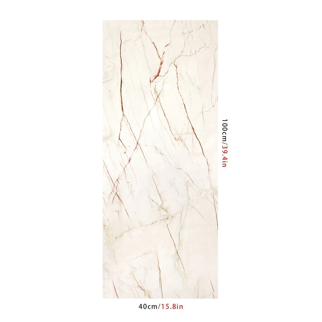 Glossy Film Marble Wallpaper Peel And Stick Q93610