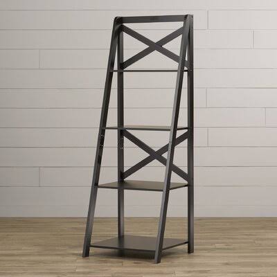 Black Ladder Bookcase K7107