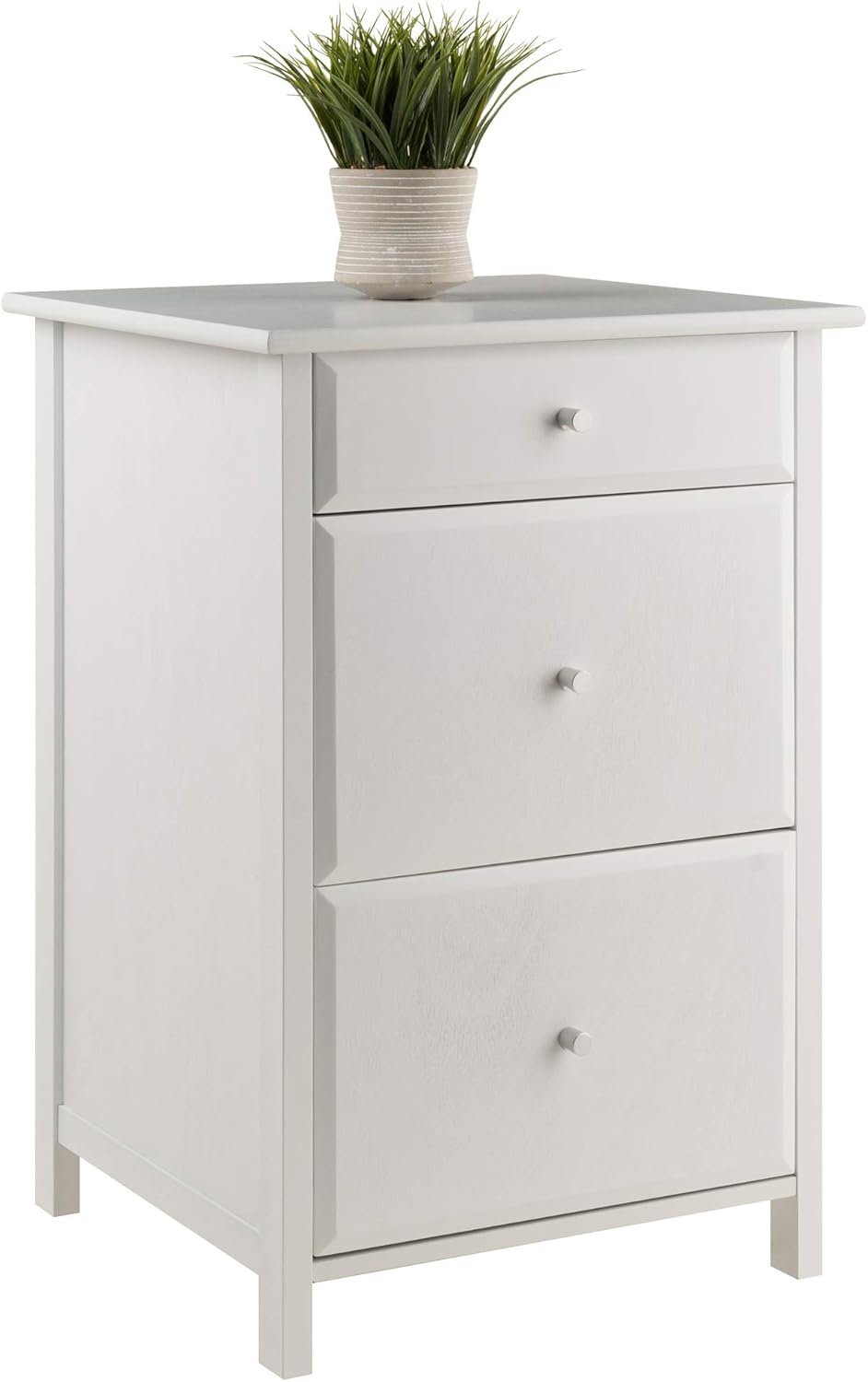 White File Cabinet P53412