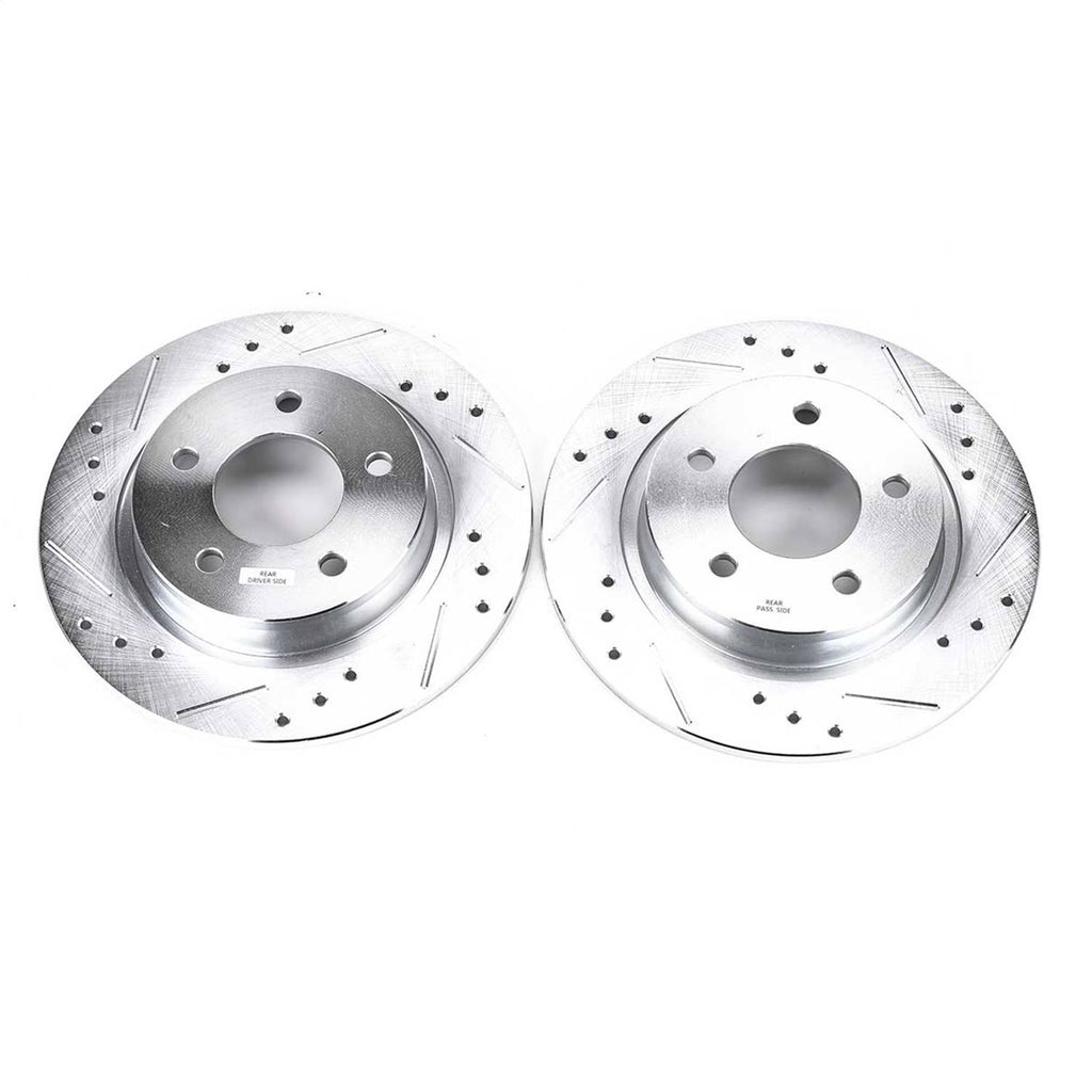 Drilled and Slotted Brake Rotor (Pair) C3163