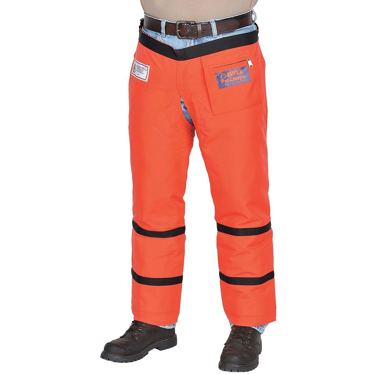 Orange Chain Saw Chaps, 33 in Q68616
