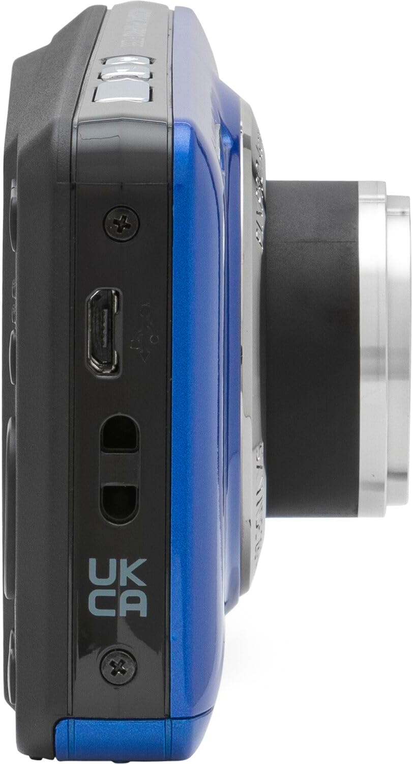 Blue 16MP Digital Camera with 5X Optical Zoom U2708
