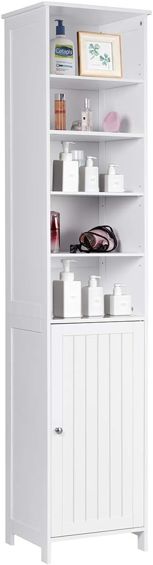 72 Inches Tall Free Standing Cabinet with Adjustable Shelves Z918463