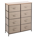 8 Drawer Coffee Espresso Vertical Dresser Storage Tower Z83624