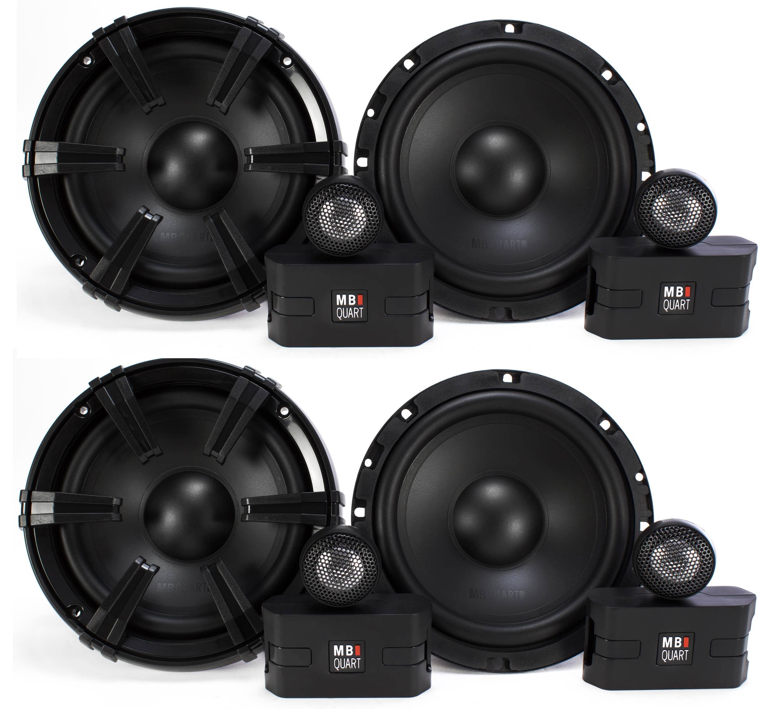 4 MB Quart 6.5x22 90 Watt Component Speakers Speaker System Set Four P995