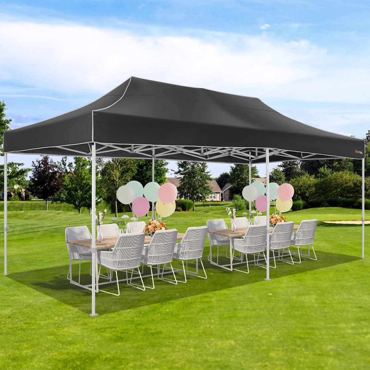 10x20 Pop Up Canopy Tent with Roller Bag E258
