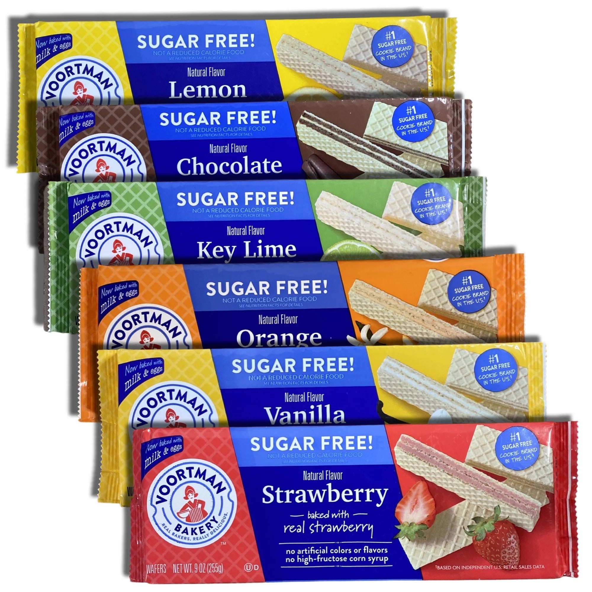 Sugar Free Wafers 9 Ounce 6 Flavors A36136