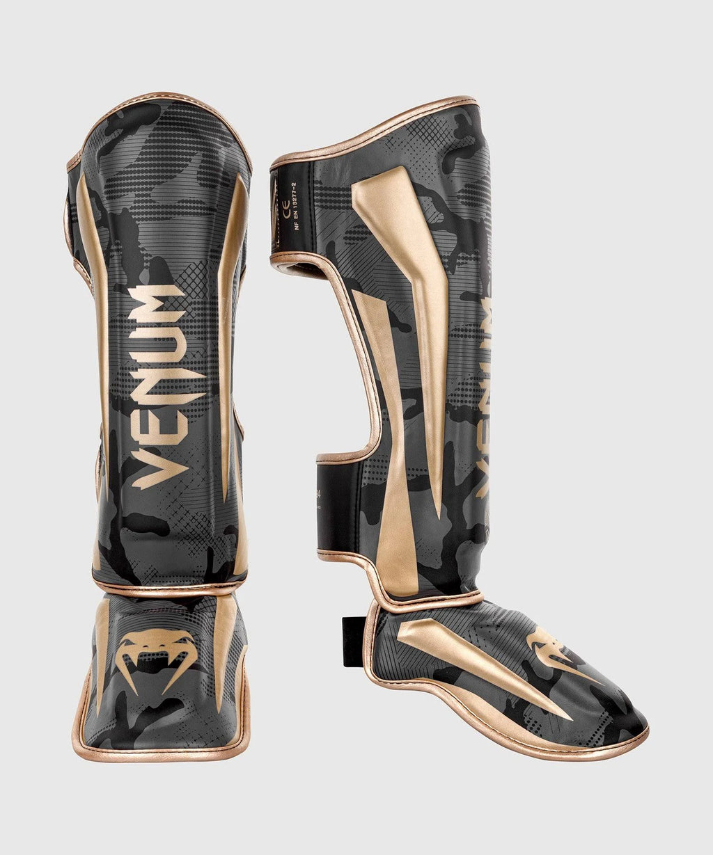 Elite Shin Guards Dark Camo Gold XL N22082