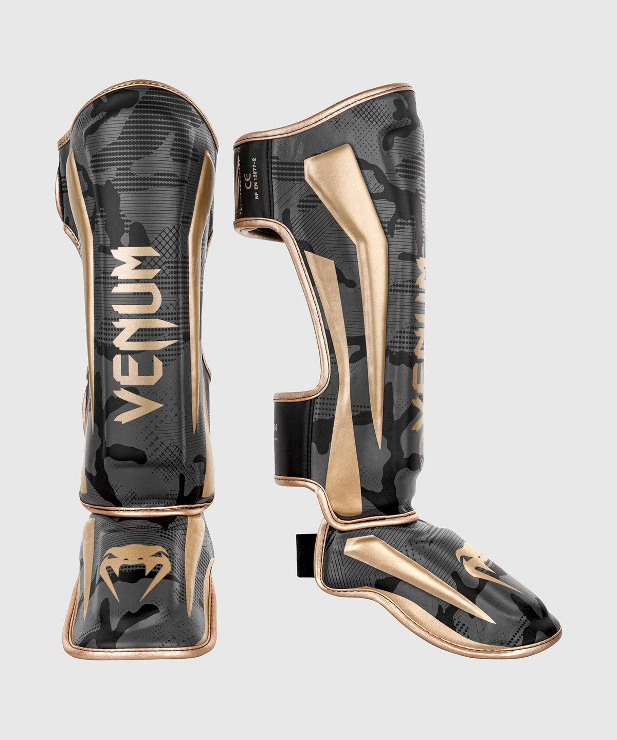 Elite Shin Guards Dark Camo Gold XL N22082