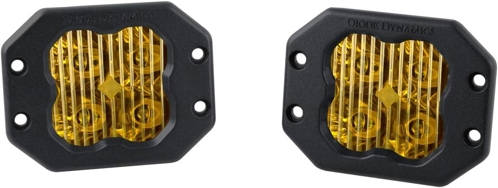 Yellow Sport Flush Mount LED Pod (pair) I6452