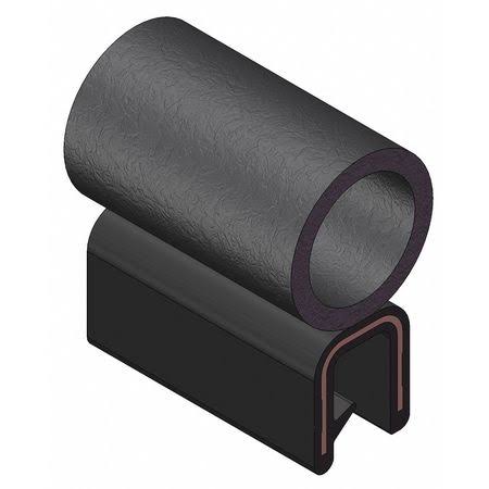 Trim Seal with Alum Clip, 0.23 in W, 100 ft T45628