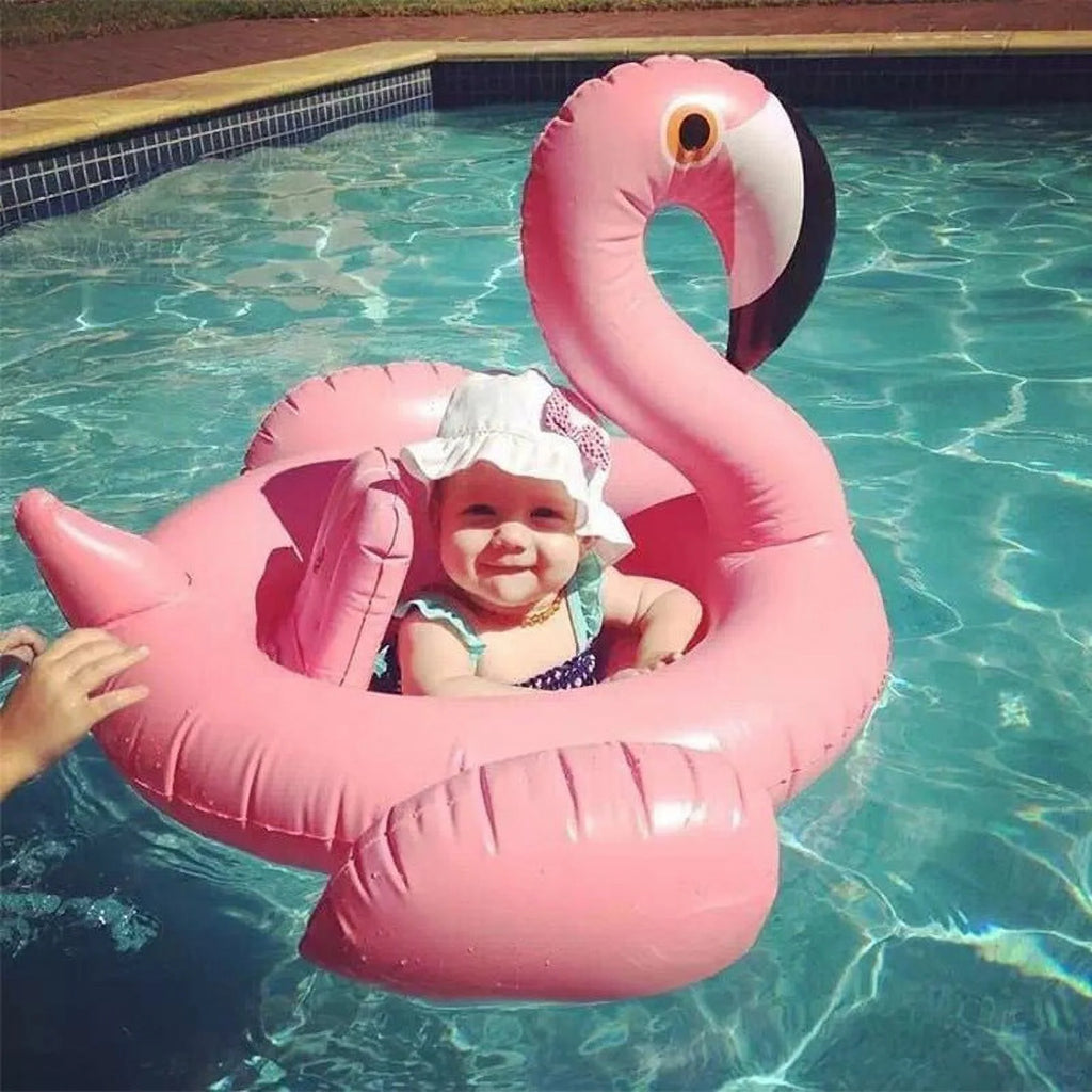 Inflatable Flamingo Swimming Ring Baby Pool Float R3835