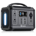 Portable Power Station 280Wh Lithium Battery 110V 300W Pure Sine Wave AC Outlets 60W PD 3.0 USB-C 2 USB F576