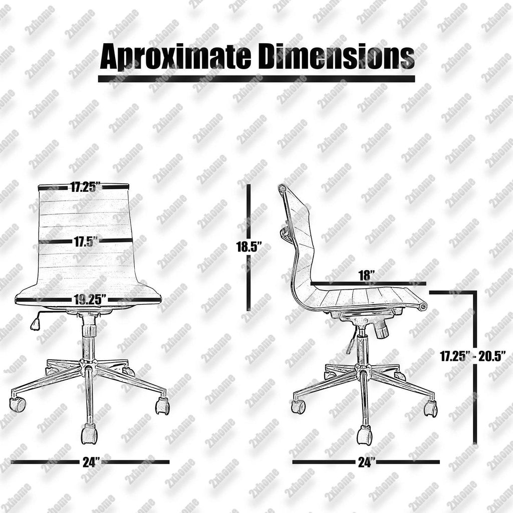 Brown Adjustable Office Chair N431