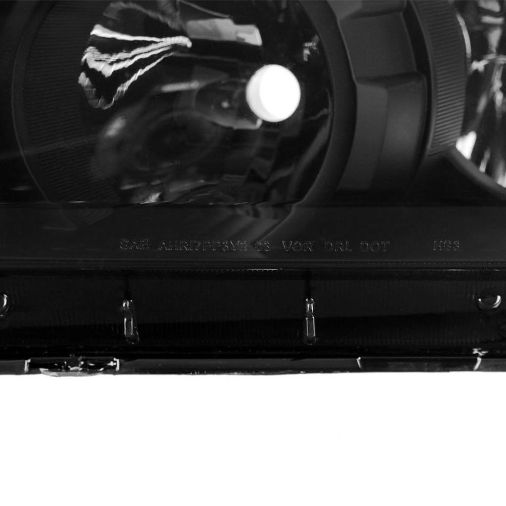 Black Smoked Toyota Tundra Headlights X8334