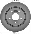 Rear Brake Rotor Pack of 2 S2607