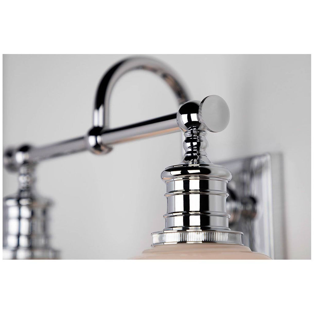 Polished Chrome 2 Light Bath Bracket D112233