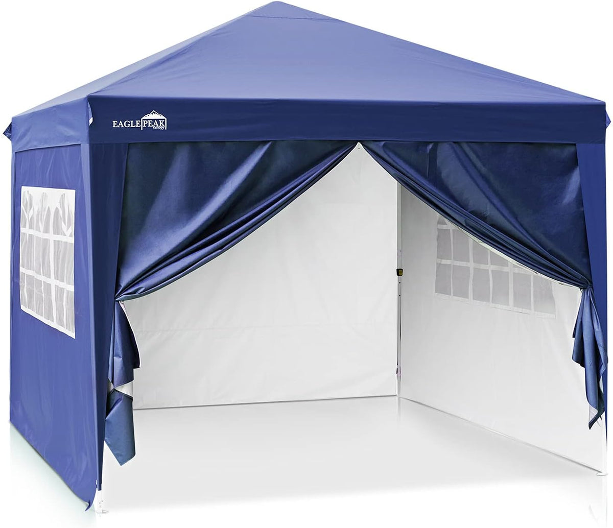 10' x10' Pop Up Canopy Tent with 4 Side Walls (Green) L87563