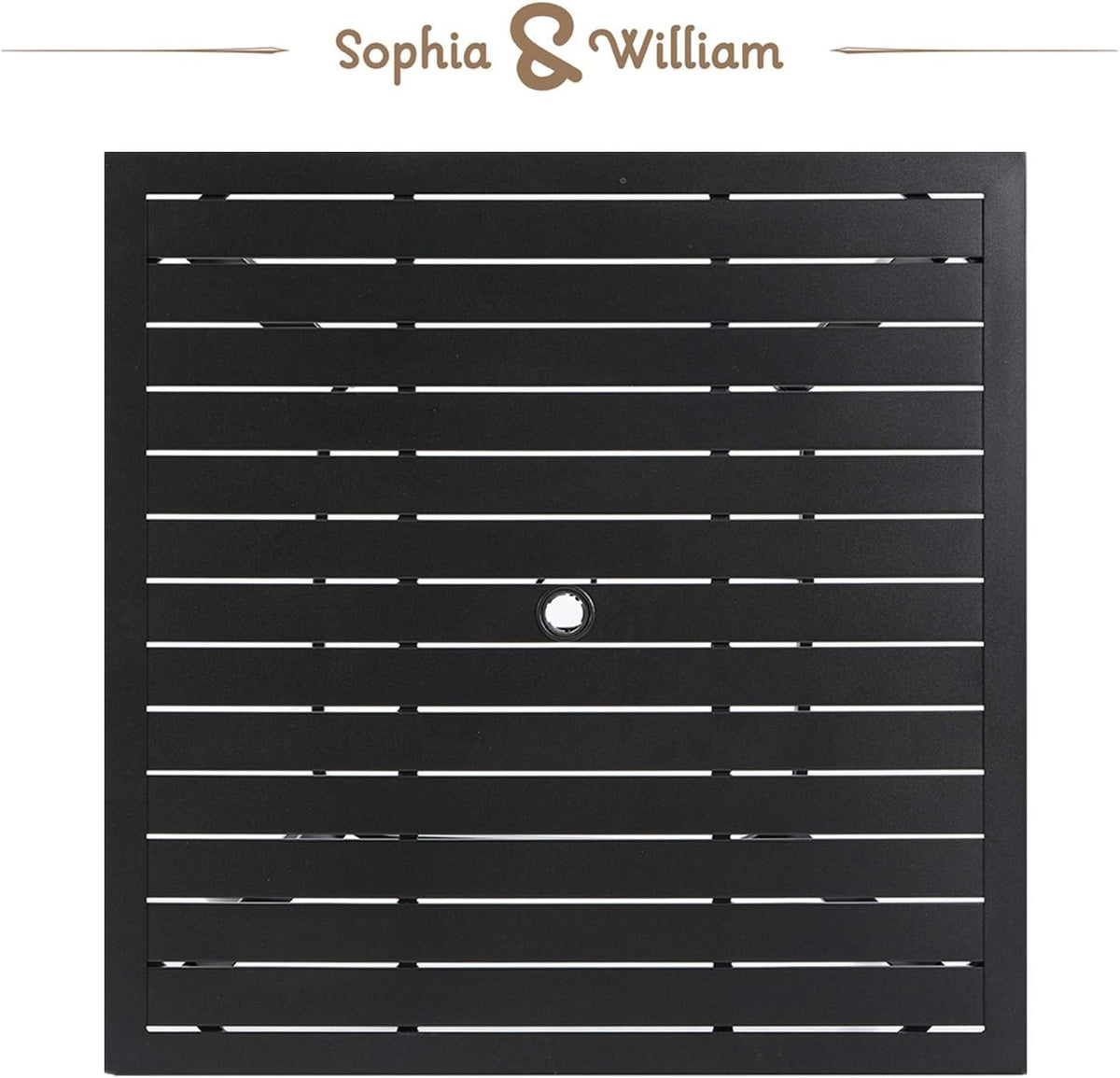 5 Pieces Patio Dining Set with 4 Chairs and 1 Square Table A660127