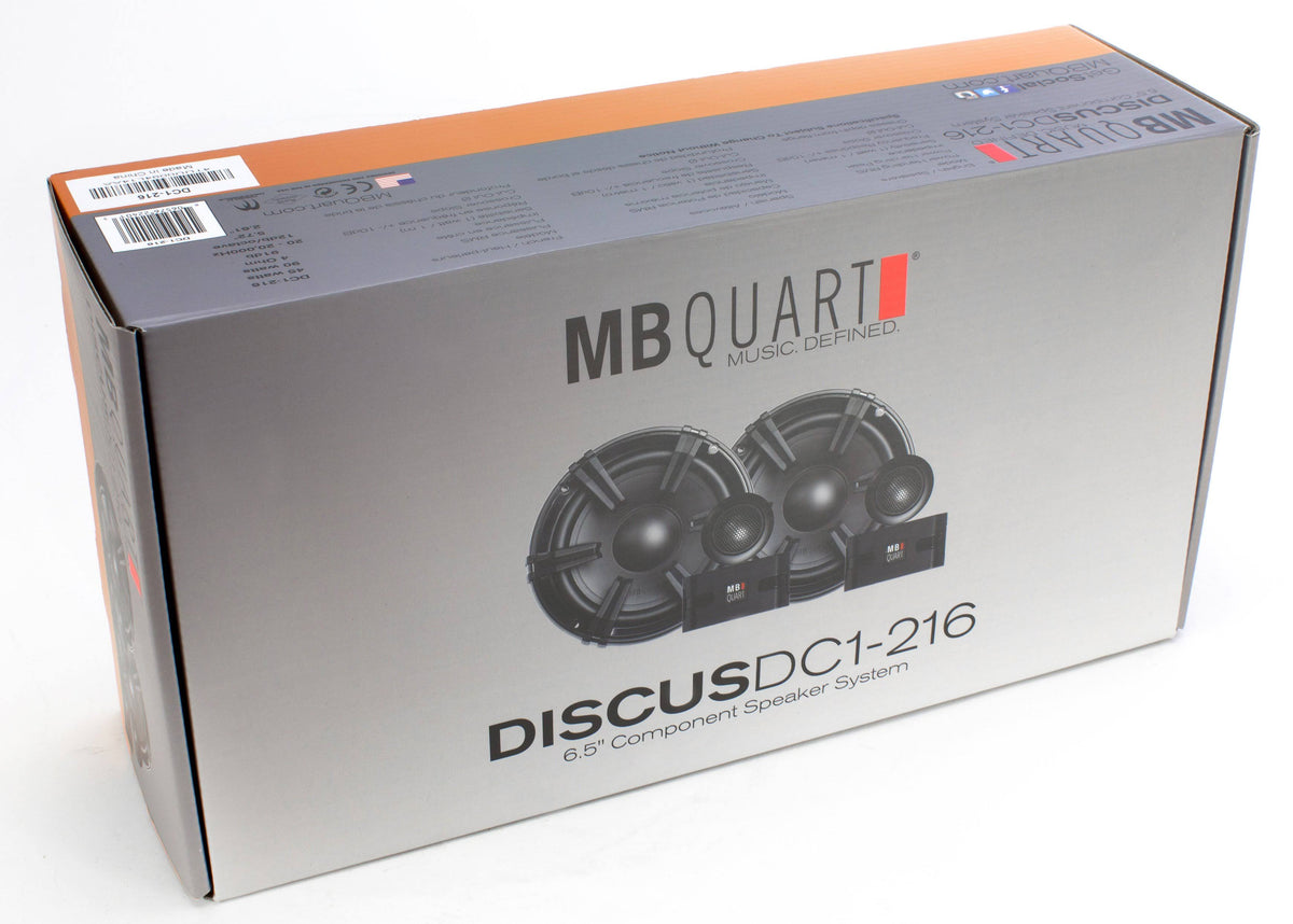 4 MB Quart 6.5x22 90 Watt Component Speakers Speaker System Set Four P995