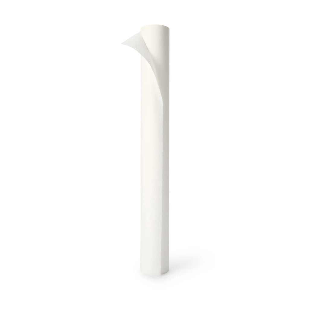 White Crepe Table Paper 24'' W x 125' L 12 Rolls P47645