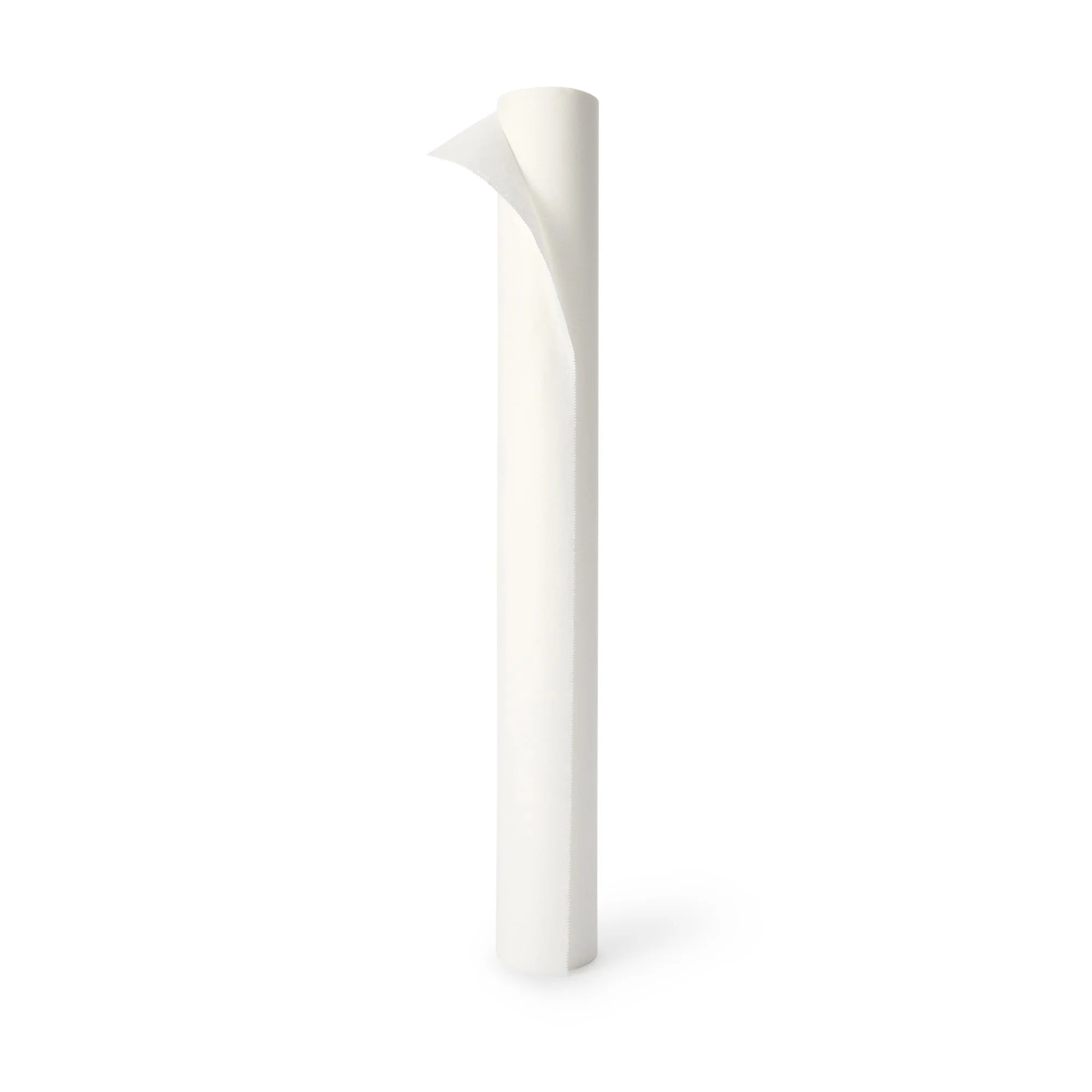 White Crepe Table Paper 24'' W x 125' L 12 Rolls P47645