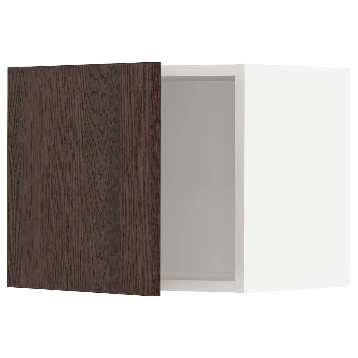 White Sinarp Brown Wall Cabinet V47840