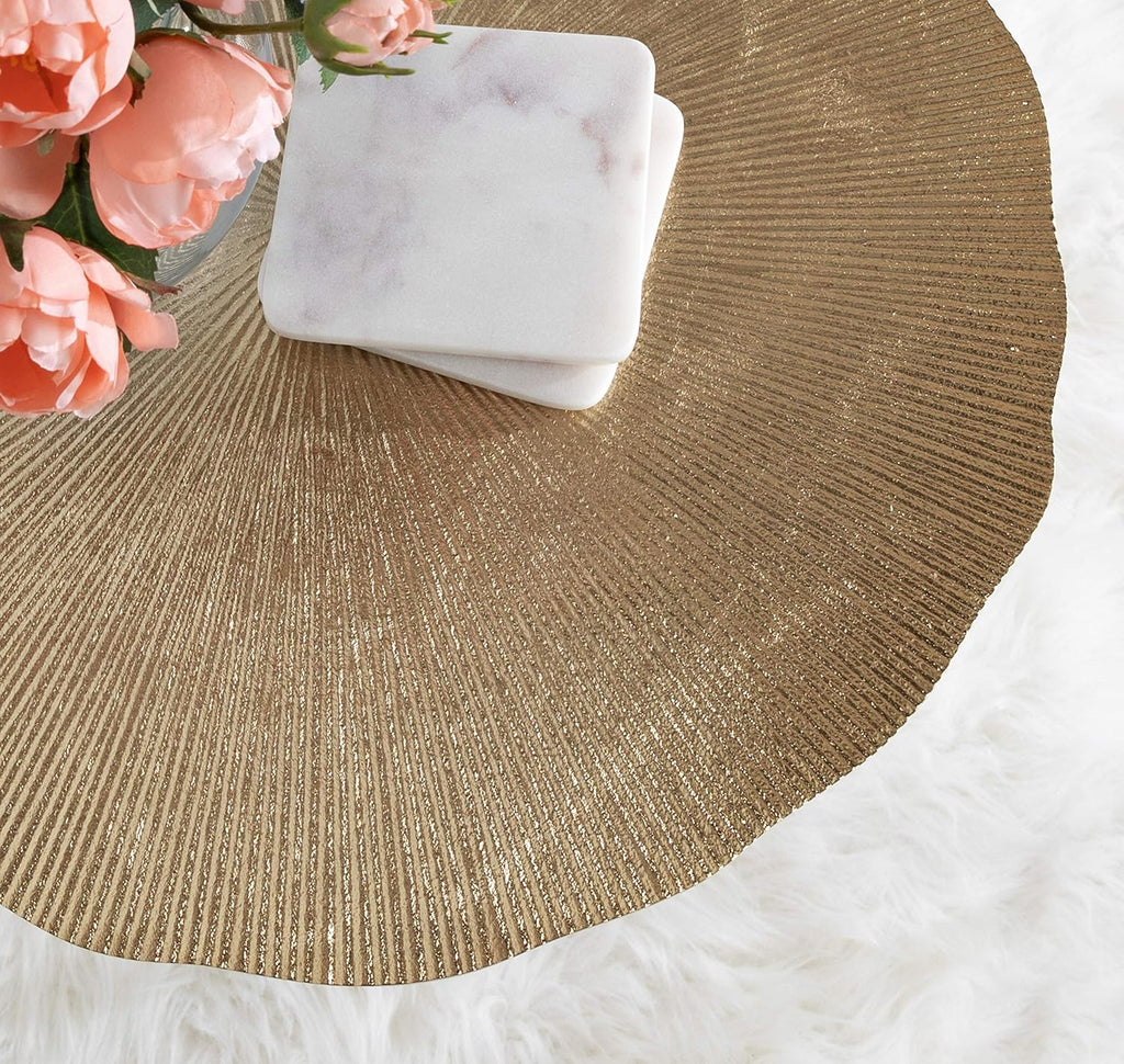 Gold Sand Casted Iron Side Table G656
