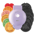 Mini Waffle Maker with Removable Plates W35699