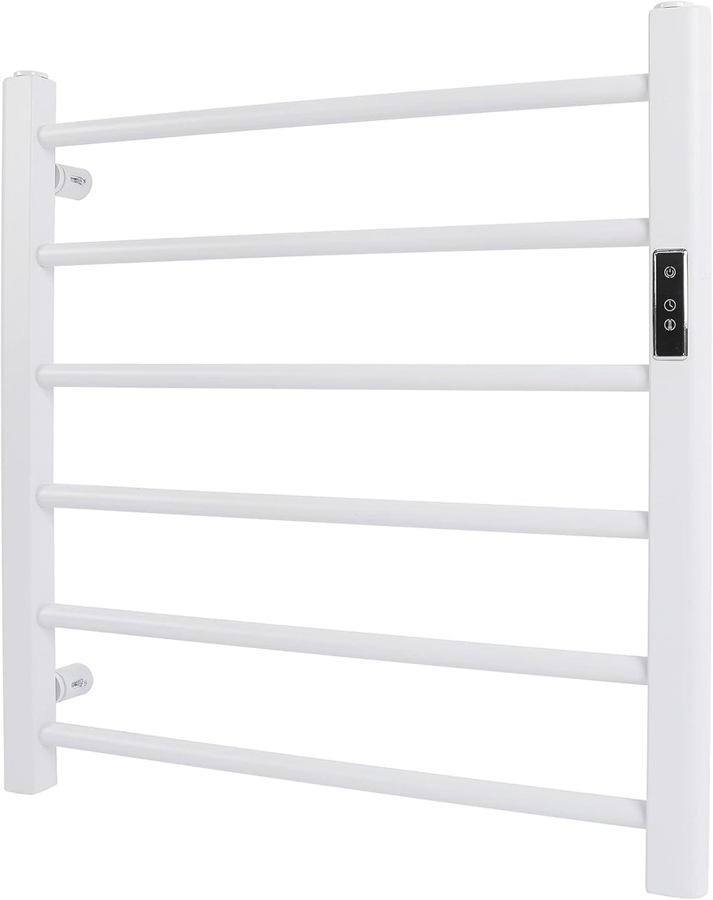 Matte Gray 6 Bars Wall Mounted Heated Towel Warmer B179