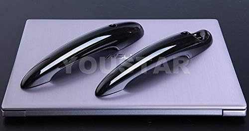 Door Handle Cover with Push Button Gloss Black Pack of 2 B742433