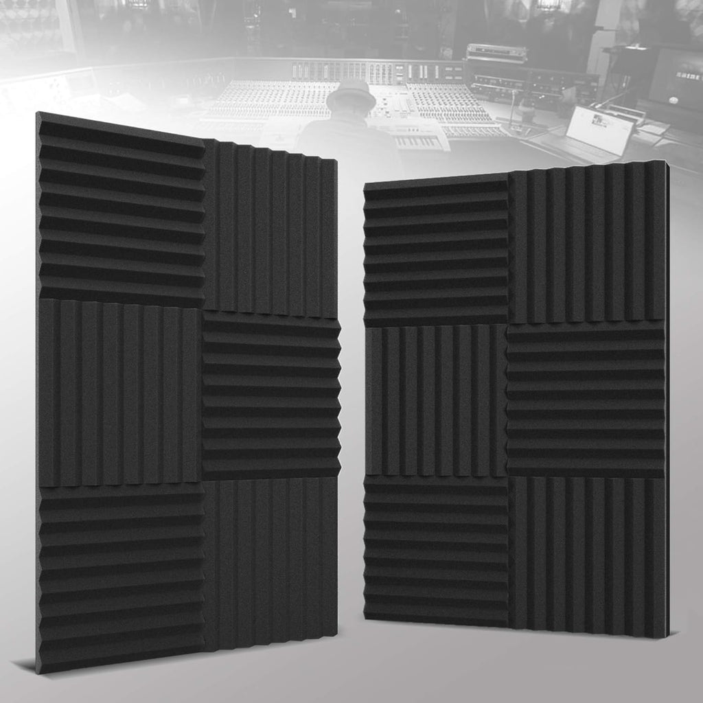 52 Pack Charcoal Acoustic Foam Panels I622138