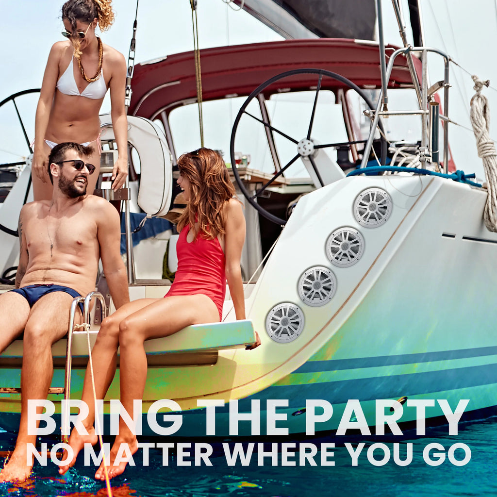 Marine Receiver Speakers with Bluetooth CD USB N77399