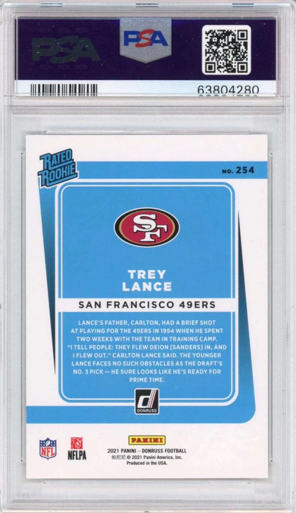 PSA 10 Rated Rookie Football Card S738