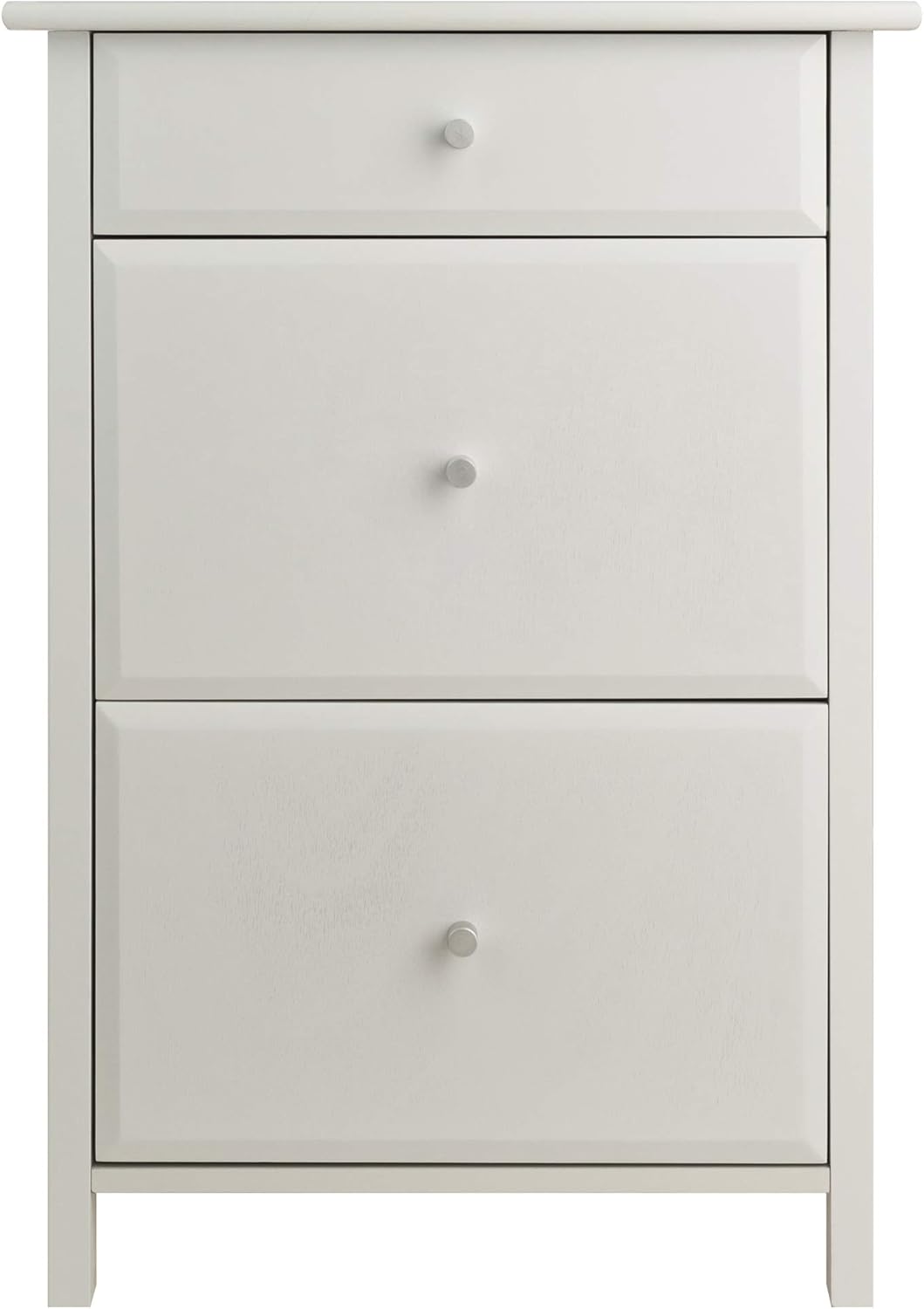White File Cabinet P53412