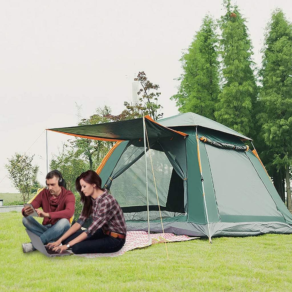 3/4 Person Waterproof Dome Tent with Carry Bag R51870