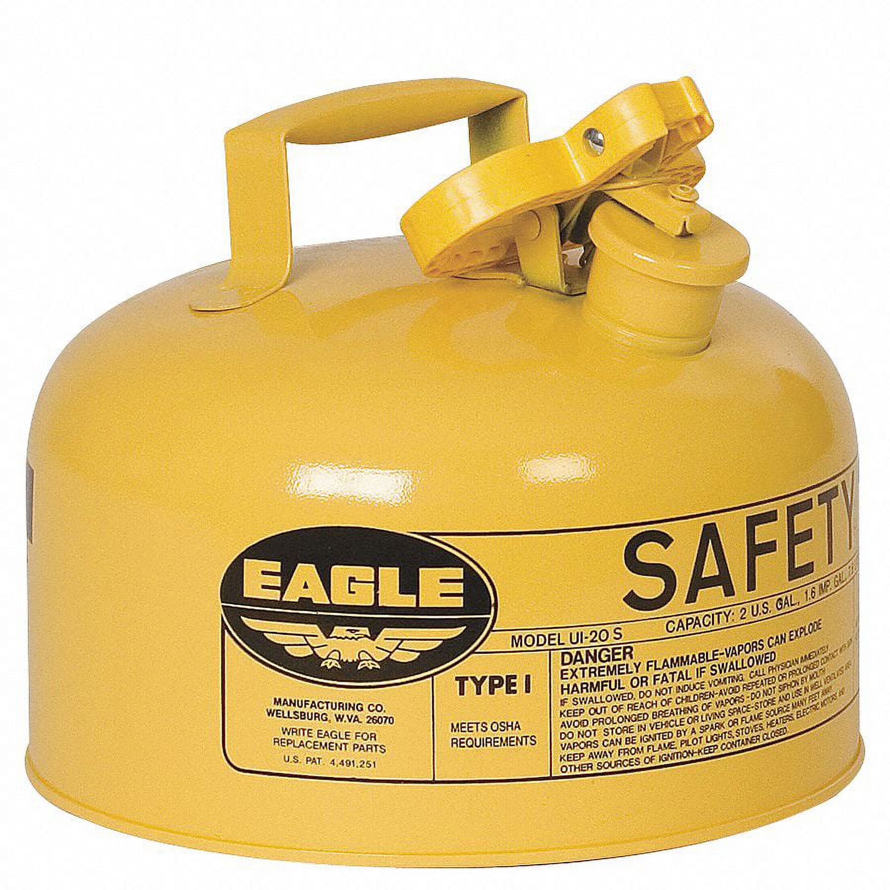 Type I Safety Can, 2 gal, Yellow E58342