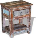 Solid Reclaimed Wood Side End Table with 1 Drawer I3203