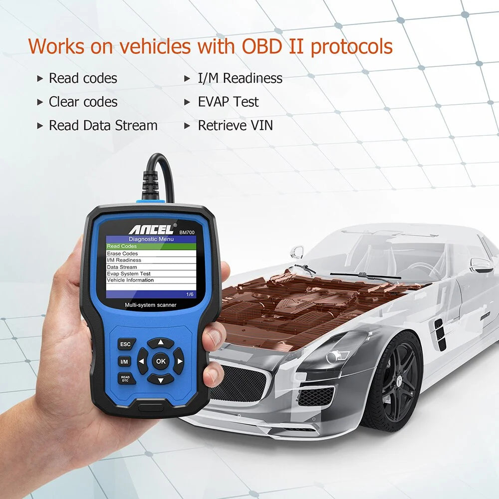 Full Systems Diagnostic Scan Tool with Oil Service Reset T679