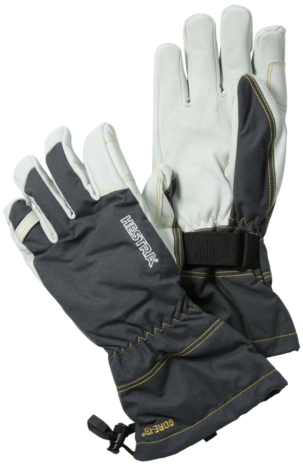 Grey Gore Tex Leather Glove Y965008