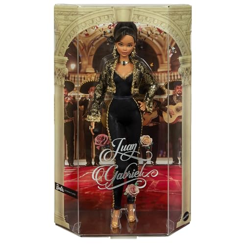 Black and Gold Suit Doll with Cropped Jacket and Golden Accessories C525006