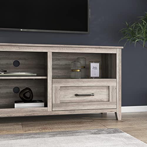 70" Wood TV Stand with 2 Drawers and 4 Storage Compartments S83179
