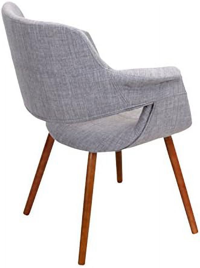 Mid-Century Modern Chair in Light Grey Q701